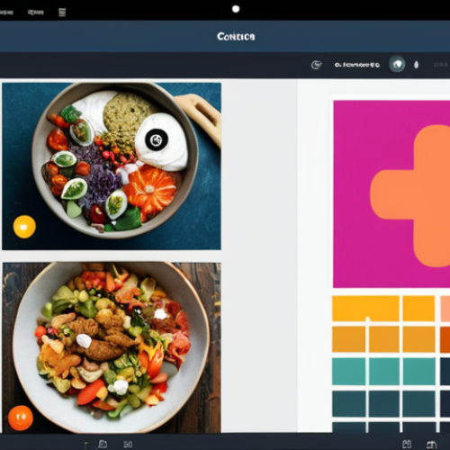 Home 4 Canva Design Interface**
* **Prompt:** "A close-up screenshot of the Canva design interface, showcasing a vibrant social media post template being edited. Include elements like text editing options, color palettes, and image upload buttons. Focus on the user-friendliness and accessibility of the platform."
**